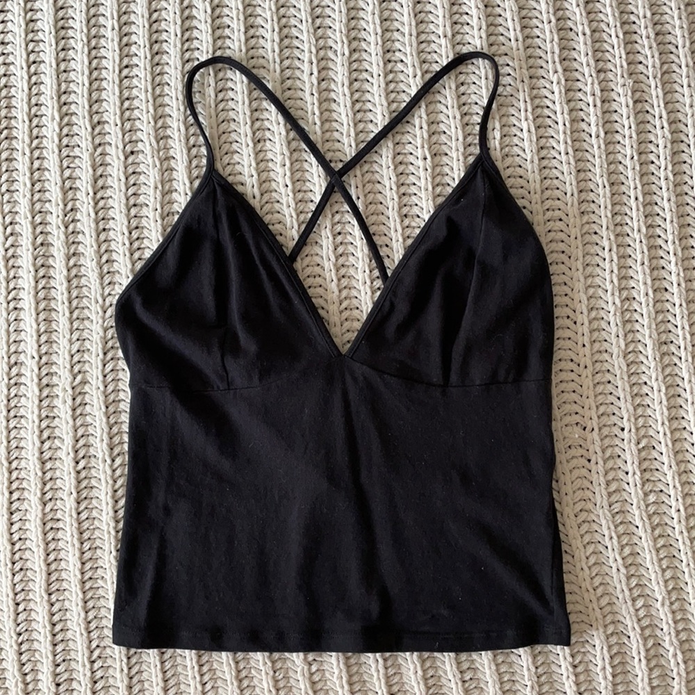 Black Crop Top